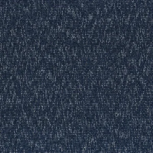 blue plain cotton fabric from Casamance