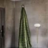 brown misc curtain with lamps