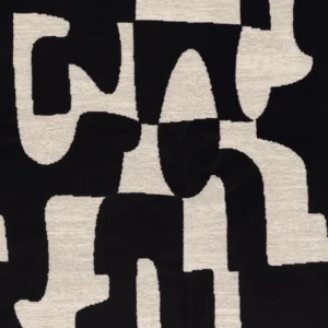 black-grey misc velvet-chenille fabric from Casamance