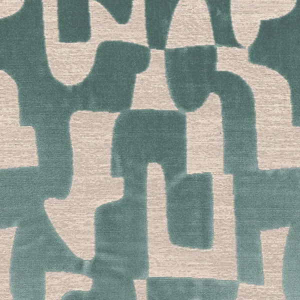 Melodie Fabric - Celadon by blue misc velvet-chenille fabric from Casamance