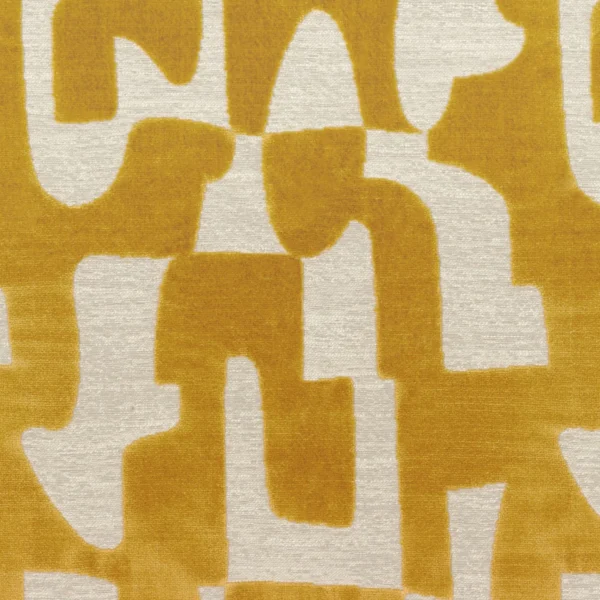 yellow misc velvet-chenille fabric from Casamance