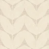 neutral botanical embroideried fabric from Casamance