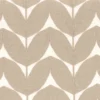 neutral botanical embroideried fabric from Casamance