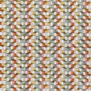 blue striped woven fabric from Casamance