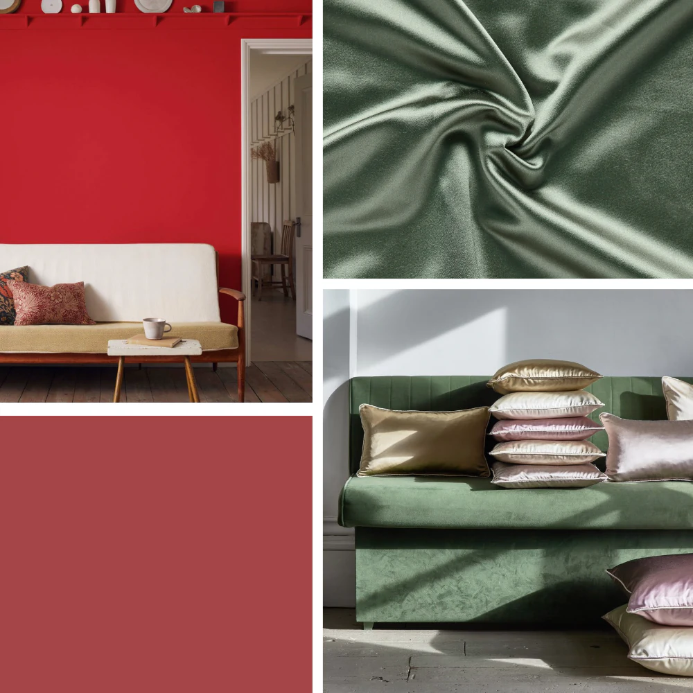 Early Festive Inspiration: How to Add Subtle Christmas Flair Through Fabrics, Trims, and Wallpapers