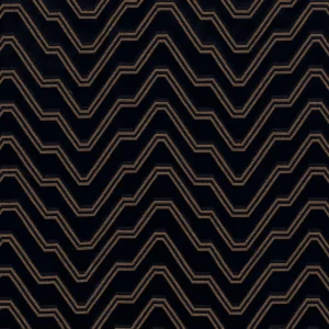 brown geometric velvet-chenille fabric from Casamance