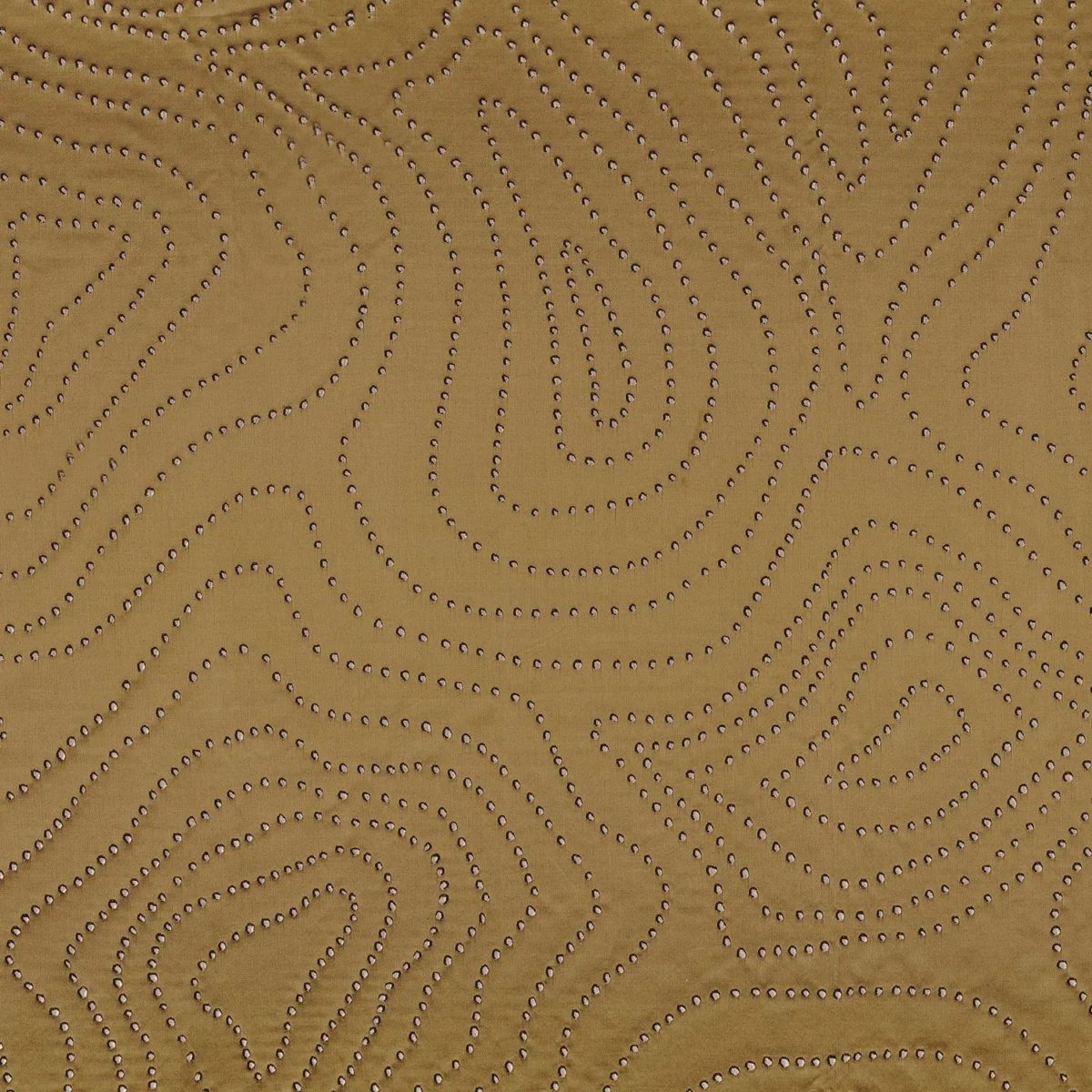 Celebrate Fabric - Bronze by yellow contemporary jacquard fabric from Casamance