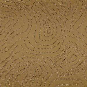 yellow contemporary jacquard fabric from Casamance