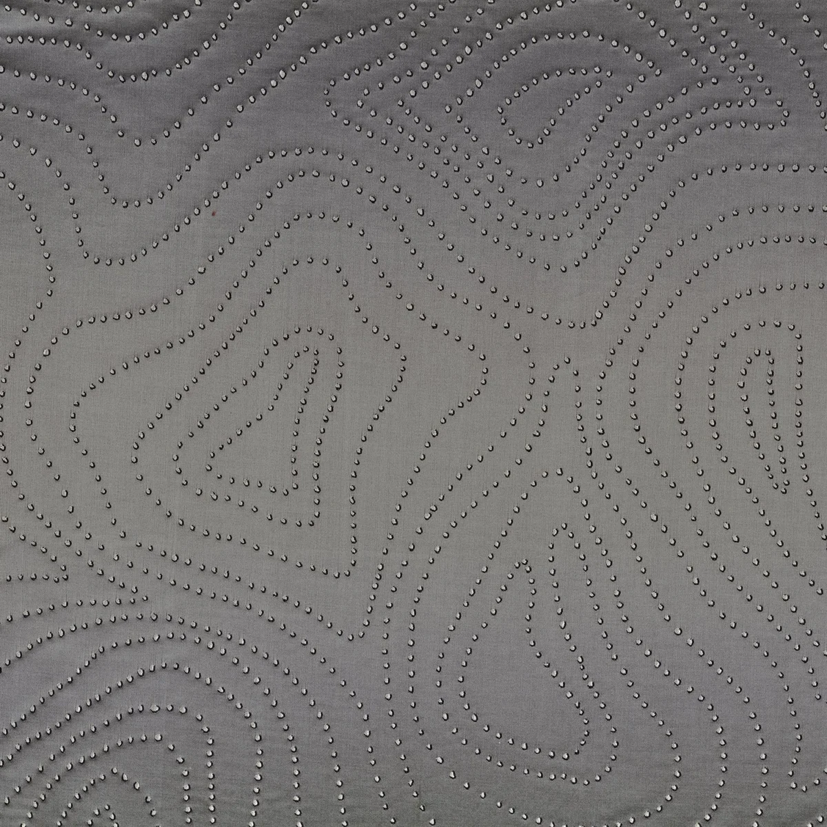 black-grey contemporary jacquard fabric from Casamance