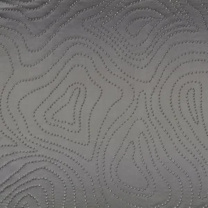 black-grey contemporary jacquard fabric from Casamance