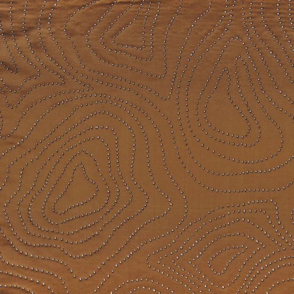 orange contemporary jacquard fabric from Casamance