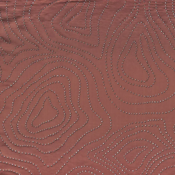 red contemporary jacquard fabric from Casamance