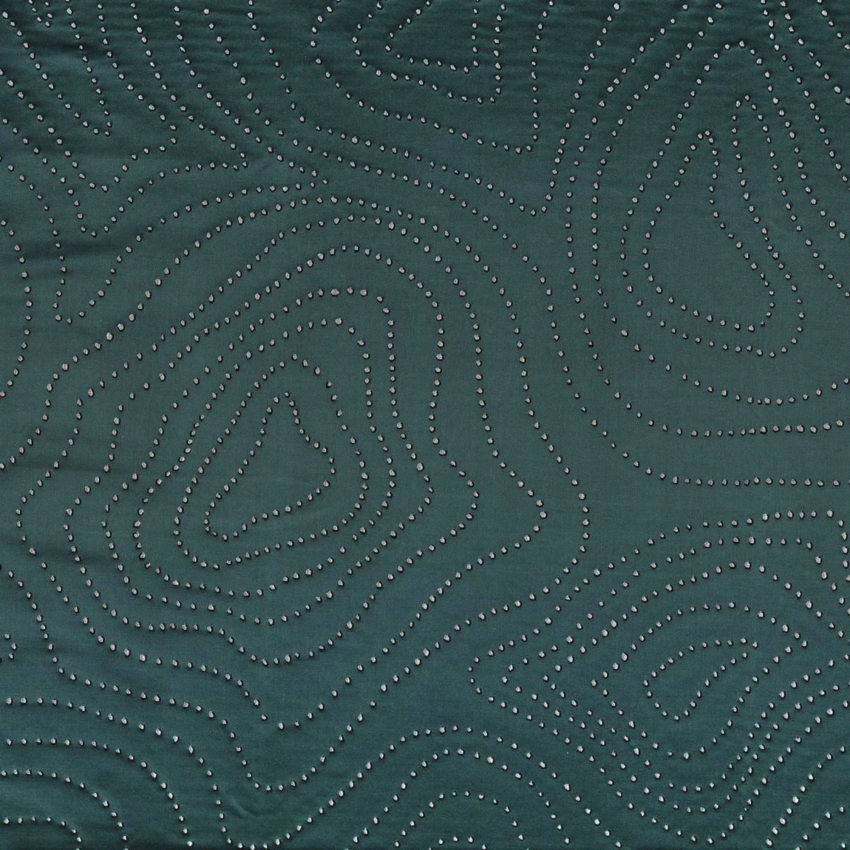 blue contemporary jacquard fabric from Casamance