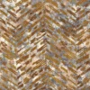 brown misc embroideried fabric from Casamance