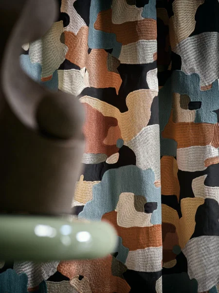 Parade Fabric - Acajou Acier by Parade Fabric - Acajou Acier from