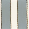blue striped embroideried fabric from Casamance
