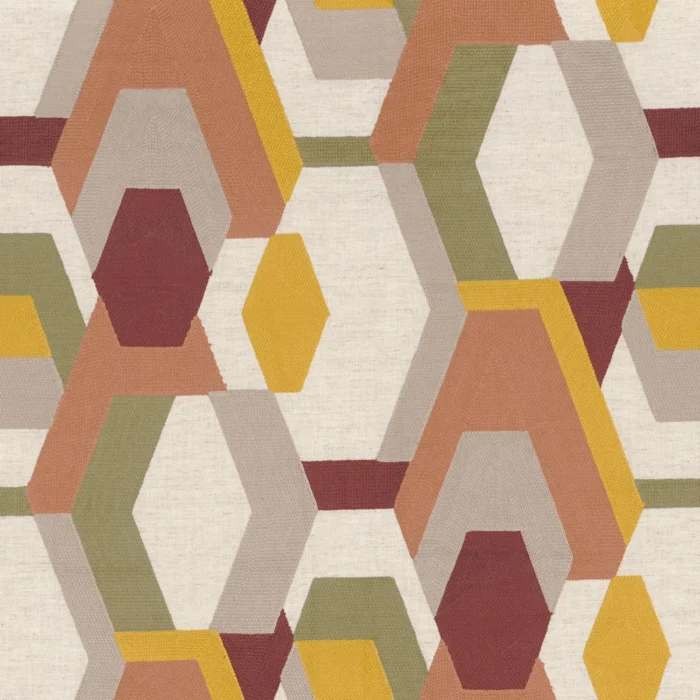 Decoupage Fabric - Moutarde Olive swatch