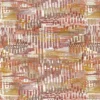 orange misc embroideried fabric from Casamance