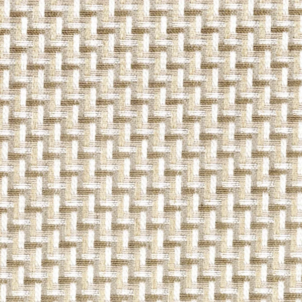 neutral geometric woven fabric from Casamance