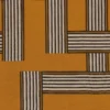 orange geometric jacquard fabric from Casamance