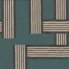 blue geometric jacquard fabric from Casamance