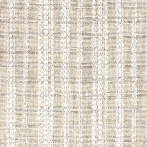 neutral striped voile-sheer fabric from Casamance