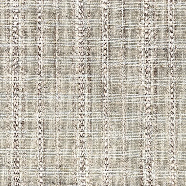 black-grey striped voile-sheer fabric from Casamance