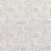 black-grey geometric jacquard fabric from Casamance