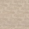 neutral geometric jacquard fabric from Casamance