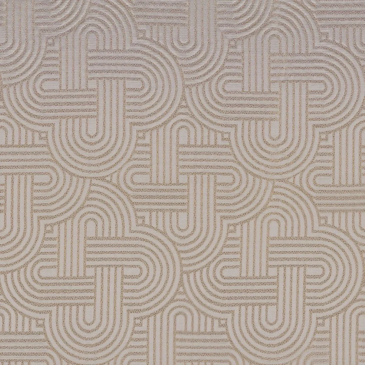 Mollino Fabric - Tourterelle by brown geometric jacquard fabric from Casamance