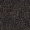 black-grey geometric jacquard fabric from Casamance