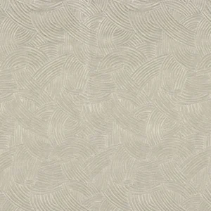black-grey geometric jacquard fabric from Casamance