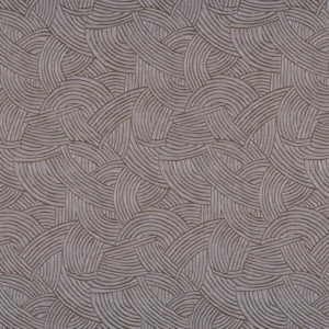 black-grey geometric jacquard fabric from Casamance
