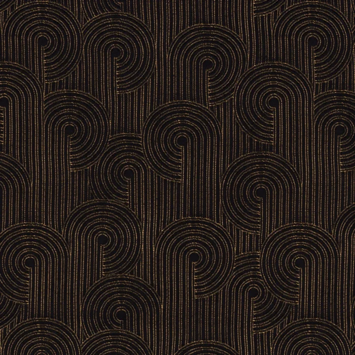 Colimacon Fabric - Noir De Lune swatch