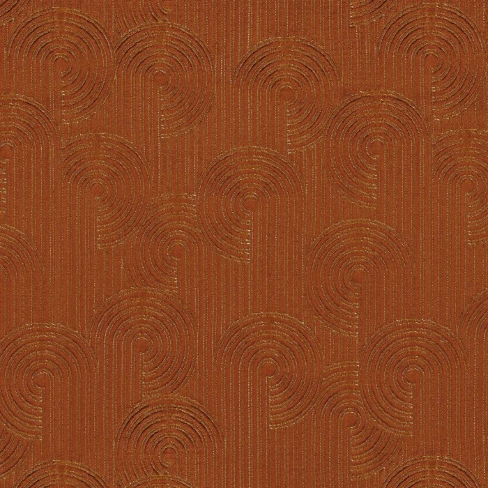 Colimacon Fabric - Orange Brulee swatch