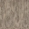 brown geometric jacquard fabric from Casamance