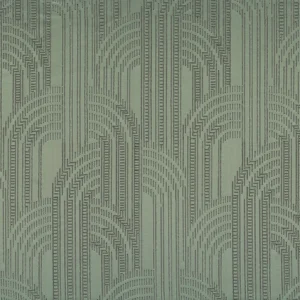 blue geometric jacquard fabric from Casamance