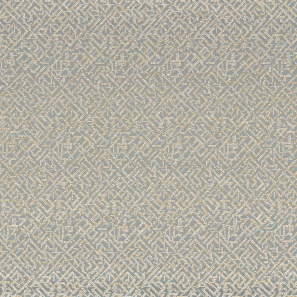 blue geometric jacquard fabric from Casamance