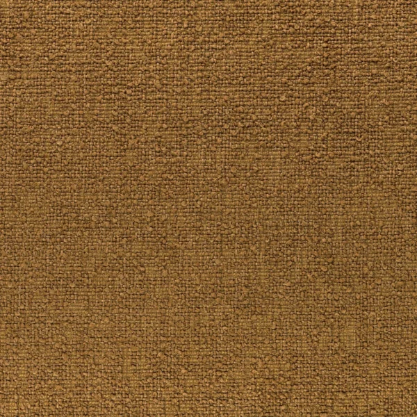 Atout Fabric - Moutarde by brown plain jacquard fabric from Casamance