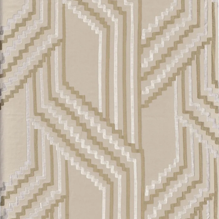 Porte Des Lilas Fabric - Grege swatch