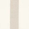 neutral striped embroideried fabric from Casamance