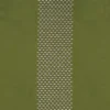 green striped embroideried fabric from Casamance