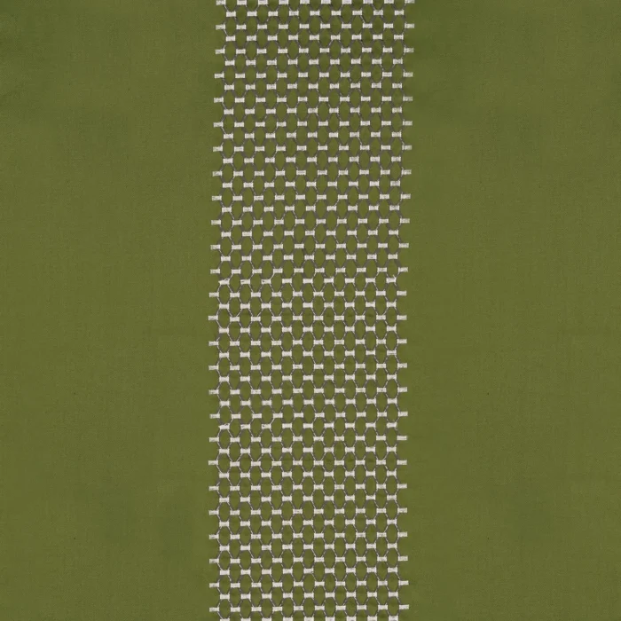 Jourdain Fabric - Olive / Gris Fusain swatch