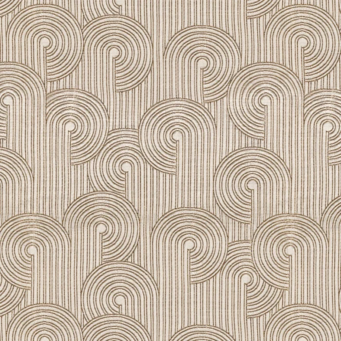 Colimacon Fabric - Grege swatch
