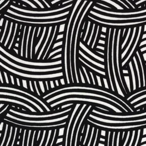 black-grey misc embroideried fabric from Casamance