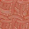 orange misc embroideried fabric from Casamance