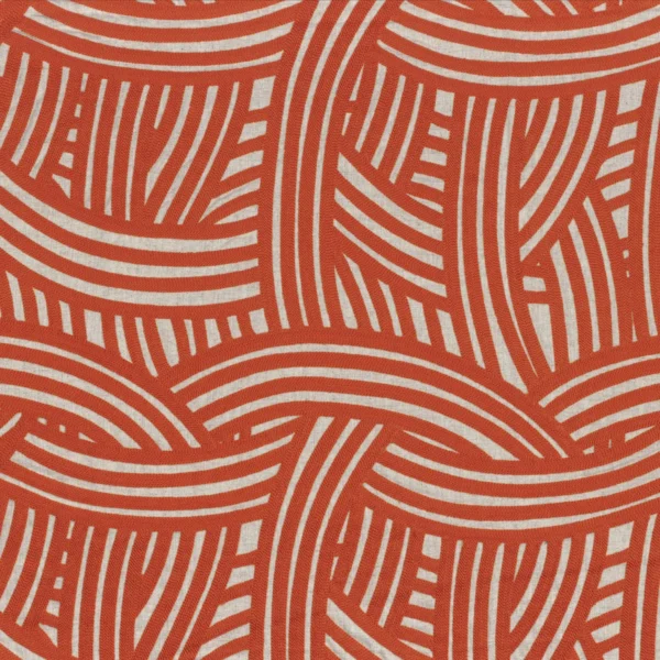 Caravane Fabric - Orange by orange misc embroideried fabric from Casamance