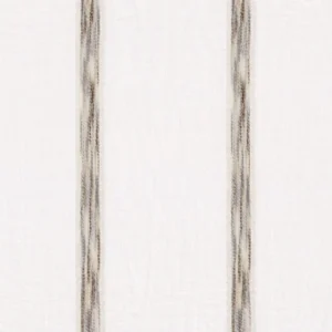 neutral striped voile-sheer fabric from Casamance