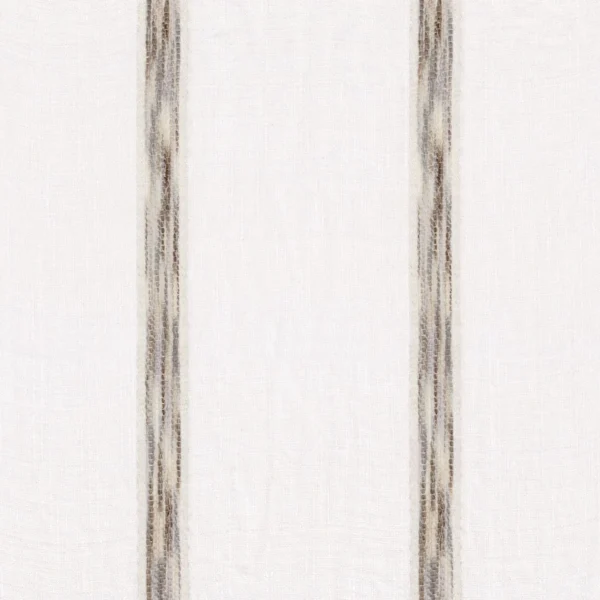 neutral striped voile-sheer fabric from Casamance