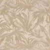 neutral botanical jacquard fabric from Casamance